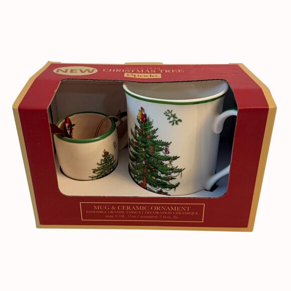 Spode Christmas Tree Gift Set Mug Ornament - Picture 4 of 11